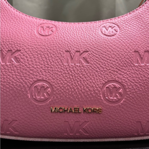 Michael Kors Embossed Pink Shoulder Bag - Picture 9 of 9